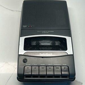 RadioShack cassette recorder
